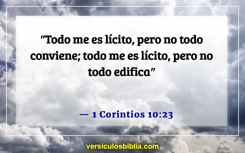 Versículos de la Biblia sobre la libertad en Cristo (1 Corintios 10:23)