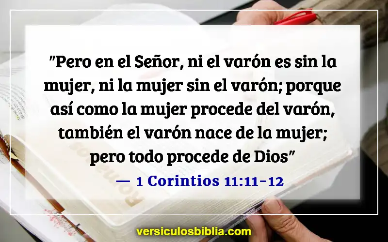 Versículos bíblicos sobre mujeres cristianas (1 Corintios 11:11-12)