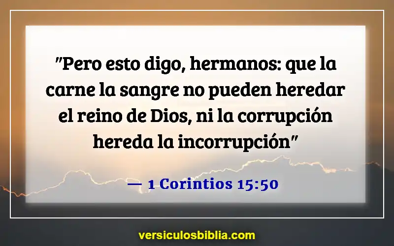 Versículos bíblicos sobre el Reino de Dios (1 Corintios 15:50)