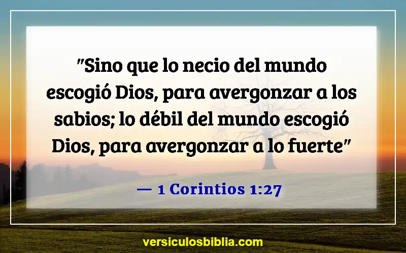 Versículos de la Biblia sobre los Elegidos (1 Corintios 1:27)