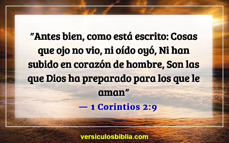 Versículos de la Biblia sobre amar a Dios (1 Corintios 2:9)