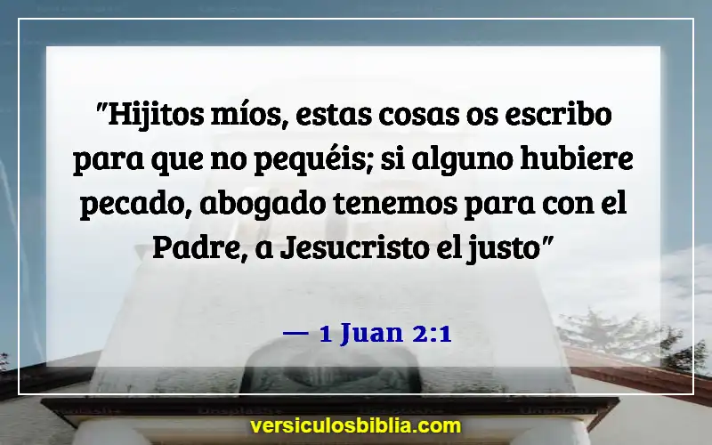 Versículos de la Biblia sobre evitar el pecado (1 Juan 2:1)