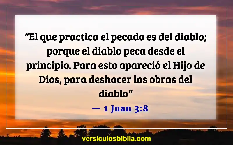 Versículos bíblicos sobre romper maldiciones (1 Juan 3:8)