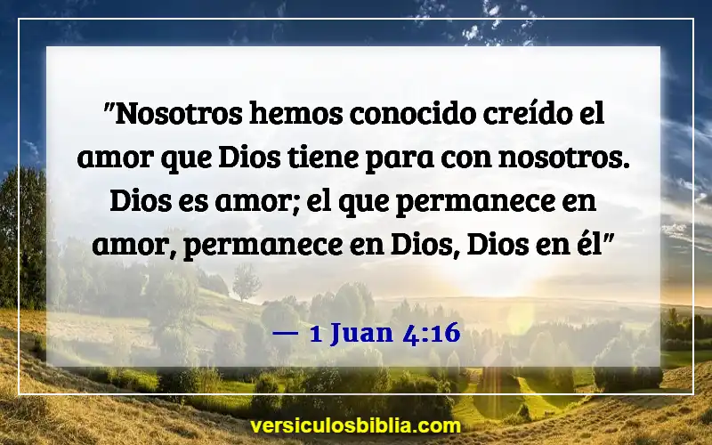 Versículos de la Biblia sobre la fe, el amor y la gracia (1 Juan 4:16)