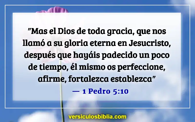 Versículos bíblicos sobre el dolor (1 Pedro 5:10)