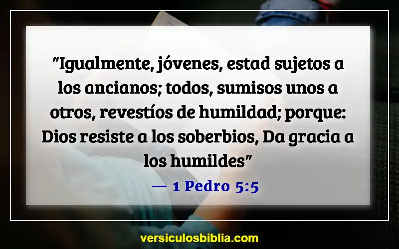 Versículos bíblicos sobre servir a los demás (1 Pedro 5:5)