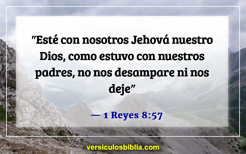 Versículos bíblicos sobre Dios estando con nosotros (1 Reyes 8:57)