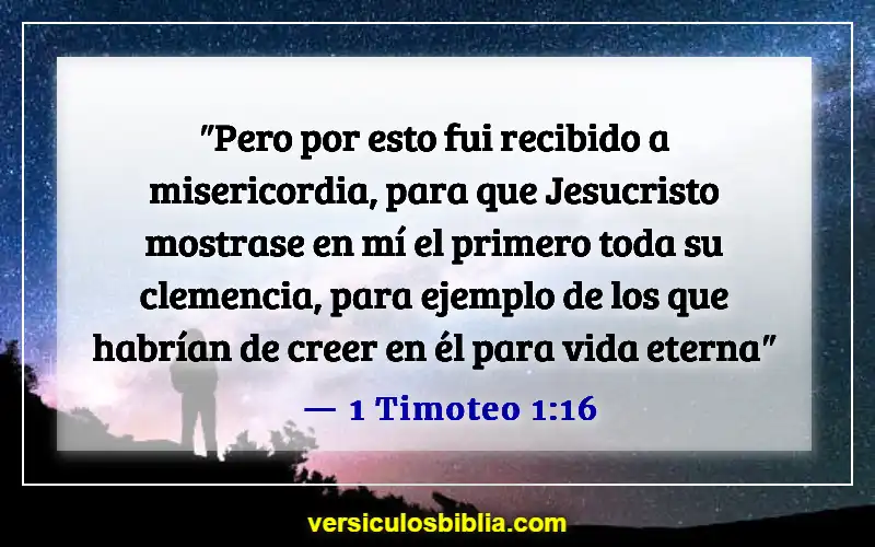 Versículos de la Biblia sobre la Divina Misericordia (1 Timoteo 1:16)