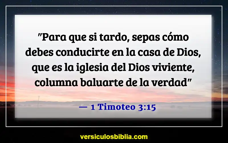 Versículos de la Biblia sobre las calificaciones de un anciano (1 Timoteo 3:15)