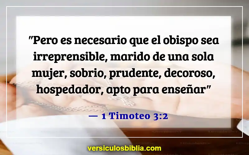 Versículos de la Biblia sobre las calificaciones de un anciano (1 Timoteo 3:2)