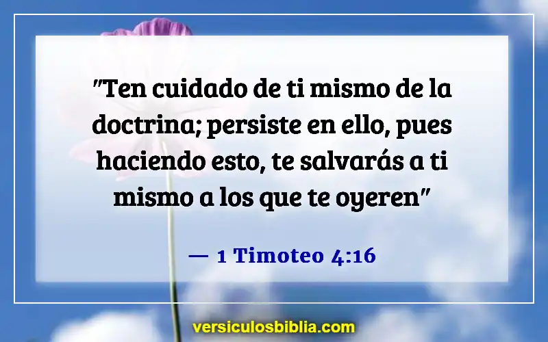 Versículos de la Biblia sobre el hombre de Dios (1 Timoteo 4:16)