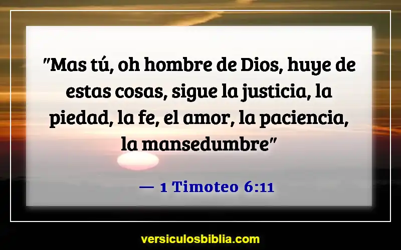 Versículos de la Biblia sobre el hombre como cabeza del hogar (1 Timoteo 6:11)