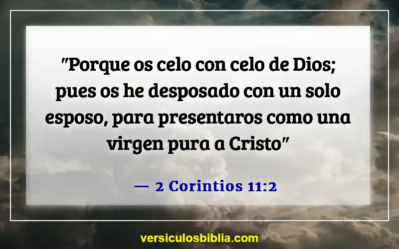 Versículos de la Biblia sobre la novia y el novio (2 Corintios 11:2)