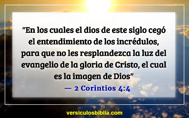 Versículos de la Biblia sobre malos pensamientos (2 Corintios 4:4)