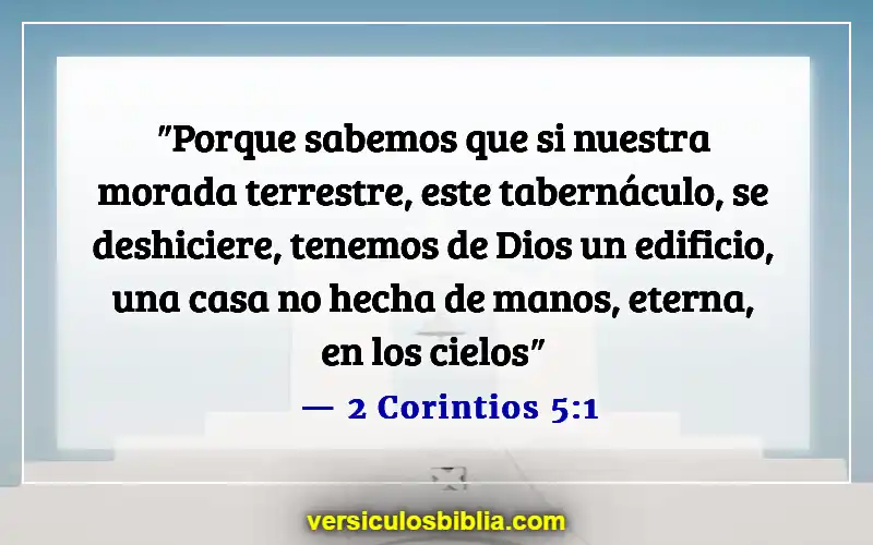 Versículos bíblicos sobre cómo lidiar con la muerte (2 Corintios 5:1)