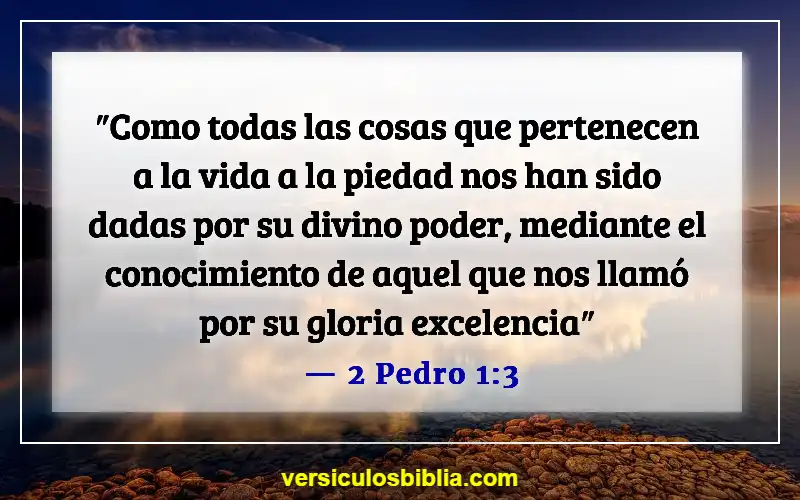 Versículos de la Biblia sobre los dones de Dios (2 Pedro 1:3)