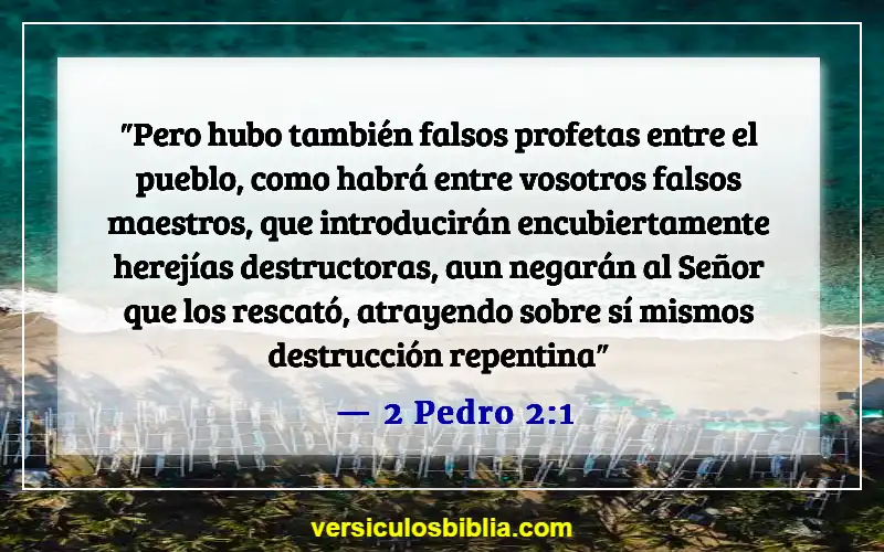 Versículos de la Biblia sobre las personas que manipulan (2 Pedro 2:1)