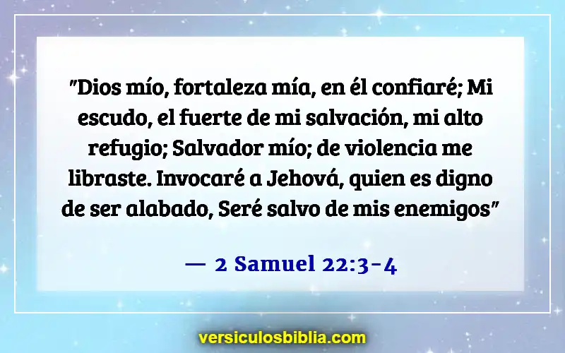 Versículos bíblicos sobre romper maldiciones (2 Samuel 22:3-4)