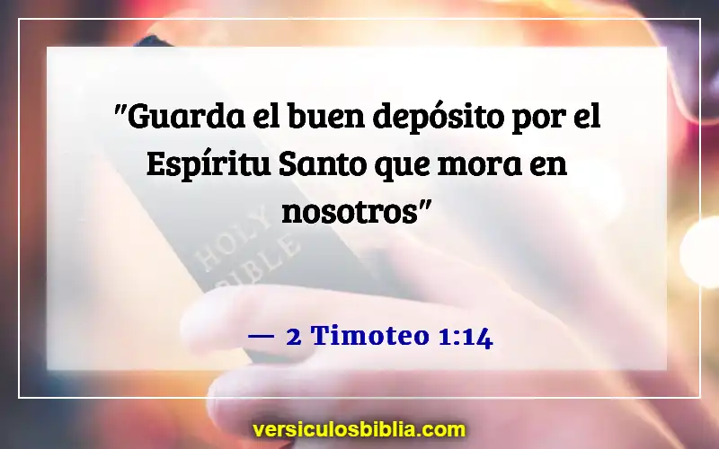 Versículos de la Biblia sobre el hombre de Dios (2 Timoteo 1:14)