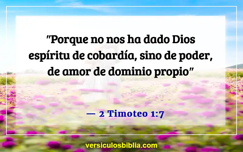 Versículos bíblicos sobre la aventura (2 Timoteo 1:7)