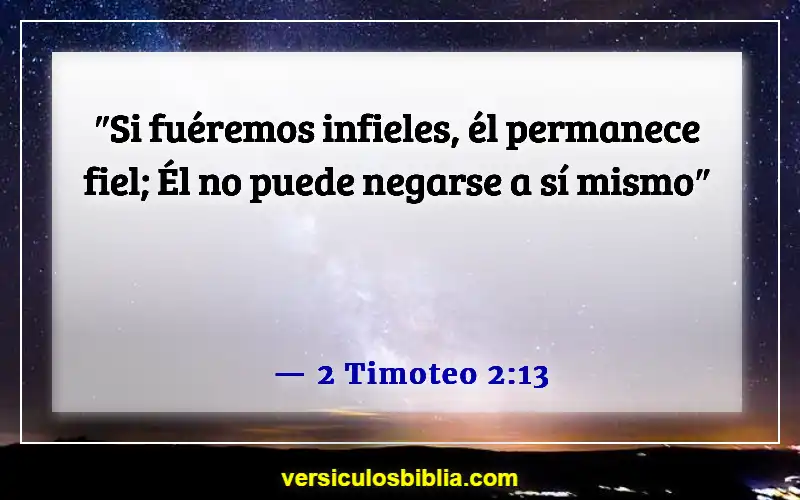 Versículos de la Biblia sobre la falta de fe (2 Timoteo 2:13)