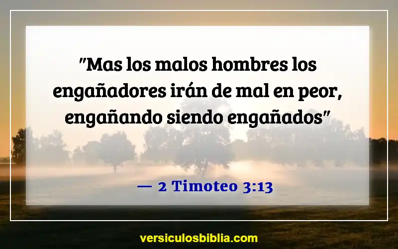 Versículos de la Biblia sobre las personas que manipulan (2 Timoteo 3:13)