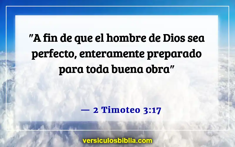 Versículos de la Biblia sobre honrar a los líderes (2 Timoteo 3:17)