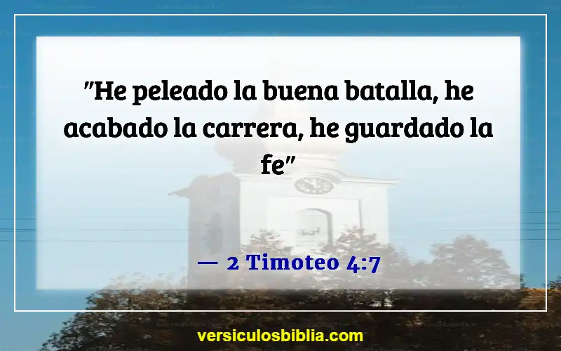 Versículos de la Biblia sobre el hombre de Dios (2 Timoteo 4:7)