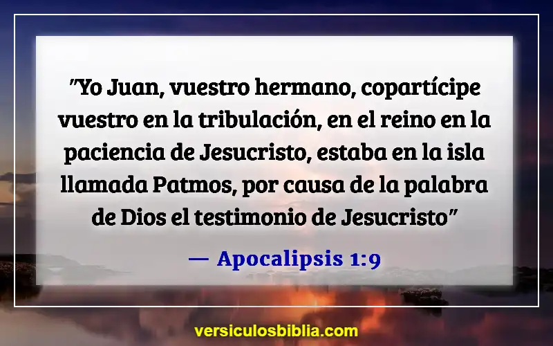 Versículos bíblicos sobre el Reino de Dios (Apocalipsis 1:9)