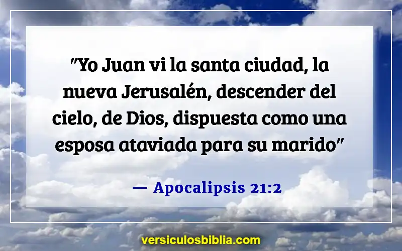 Versículos de la Biblia sobre la novia y el novio (Apocalipsis 21:2)