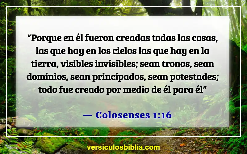 Versículos de la Biblia sobre las almas de los animales (Colosenses 1:16)