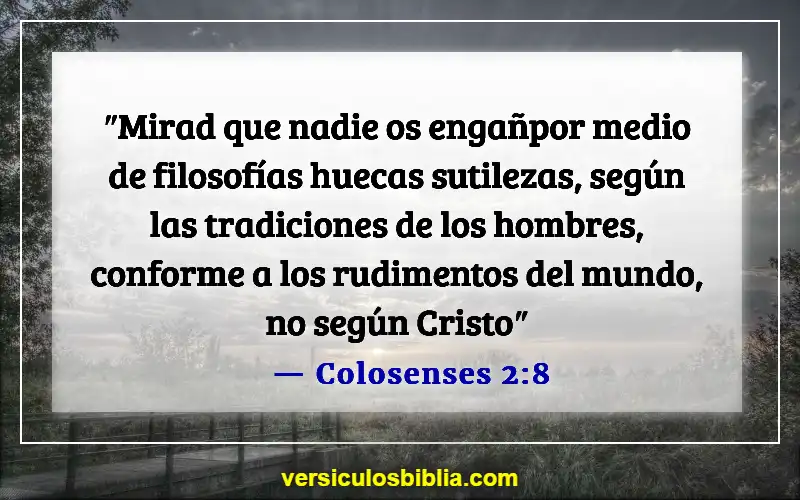 Versículos de la Biblia sobre las personas que manipulan (Colosenses 2:8)