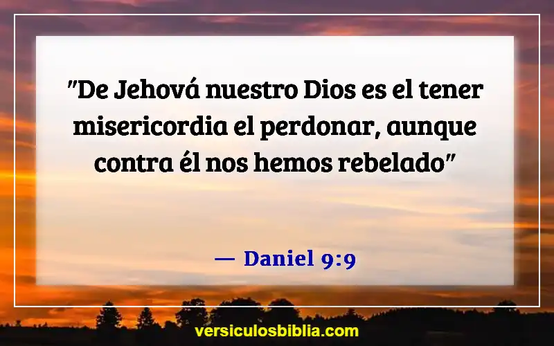 Versículos de la Biblia sobre el perdón de los pecados (Daniel 9:9)