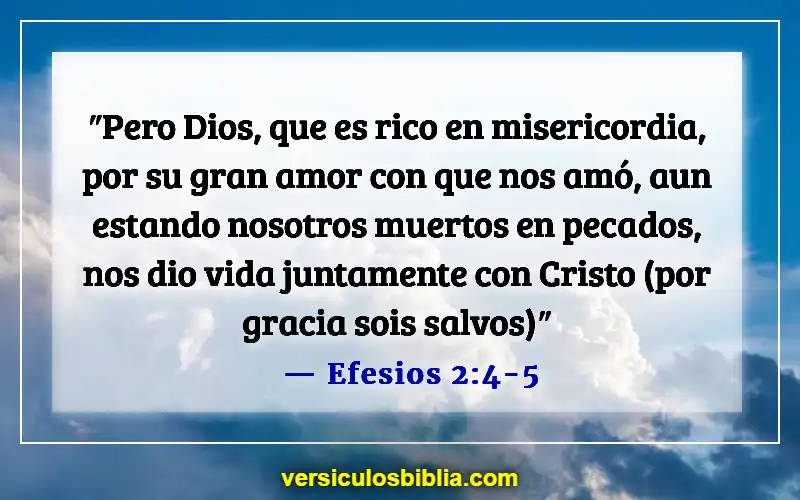 Versículos de la Biblia sobre la Divina Misericordia (Efesios 2:4-5)