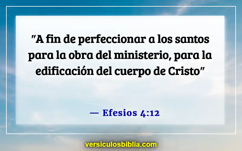 Versículos de la Biblia sobre las calificaciones de un anciano (Efesios 4:12)