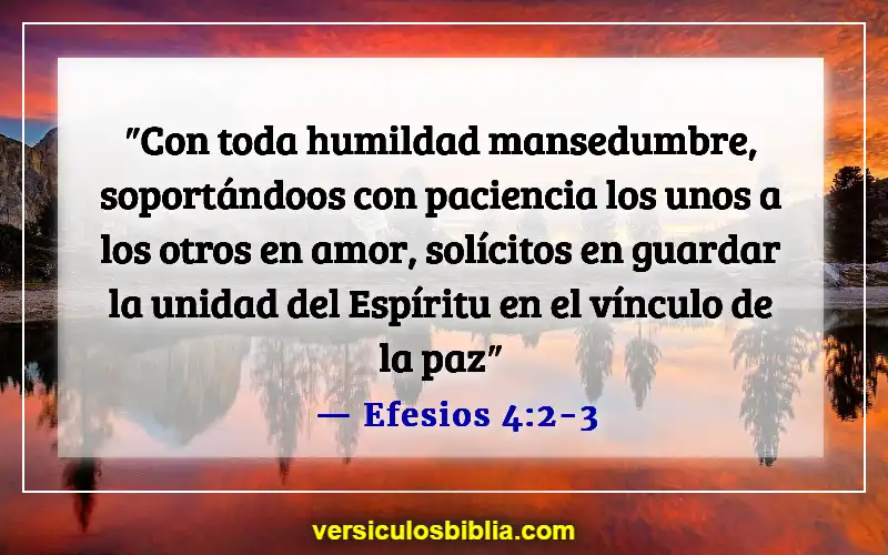 Versículos de la Biblia sobre el hombre como cabeza del hogar (Efesios 4:2-3)