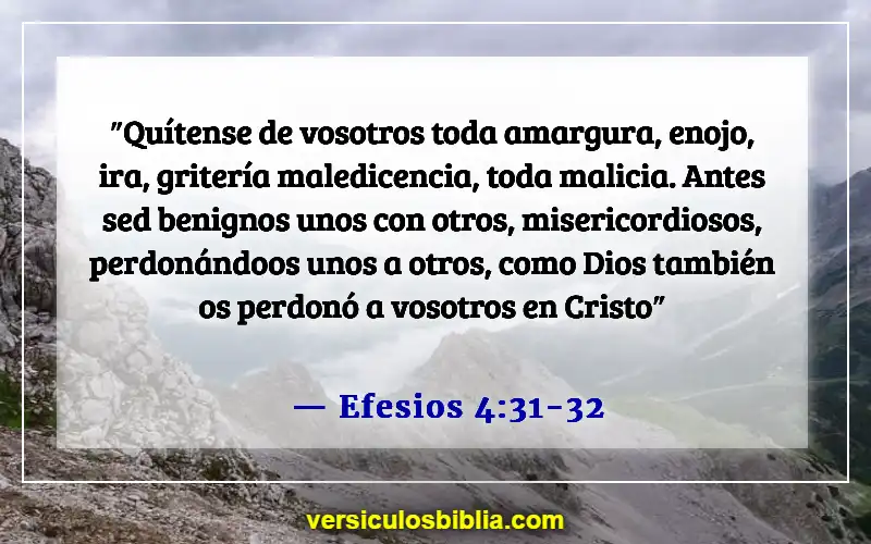 Versículos de la Biblia sobre esposos abusivos (Efesios 4:31-32)