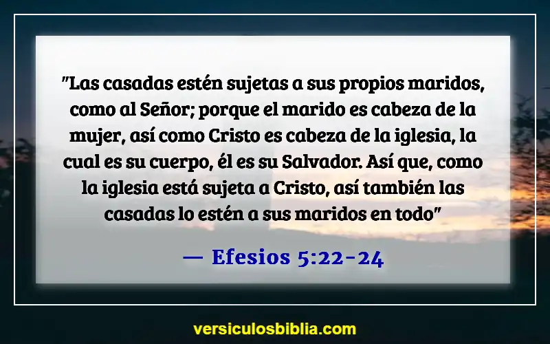 Versículos bíblicos sobre mujeres cristianas (Efesios 5:22-24)