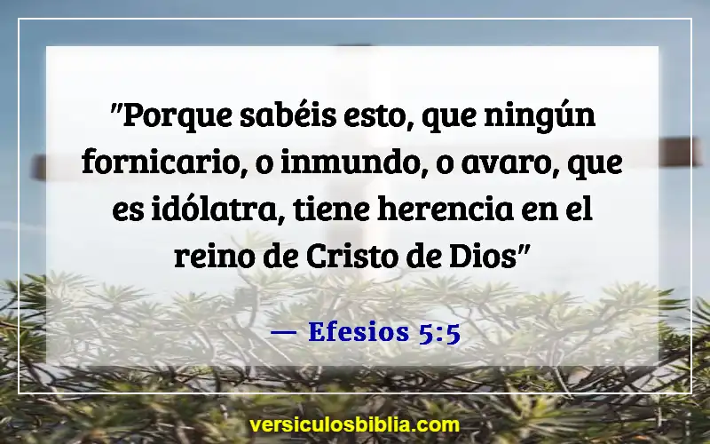 Versículos bíblicos sobre el Reino de Dios (Efesios 5:5)