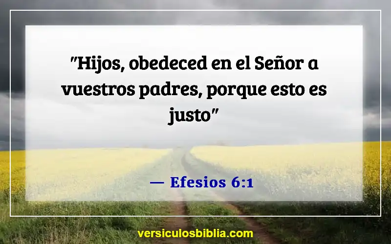 Versículos de la Biblia sobre padres e hijos (Efesios 6:1)