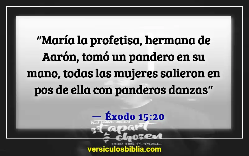 Versículos de la Biblia sobre el baile en la iglesia (Éxodo 15:20)