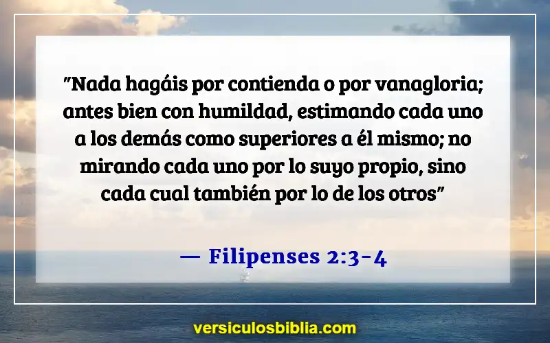 Versículos de la Biblia sobre el hombre como cabeza del hogar (Filipenses 2:3-4)