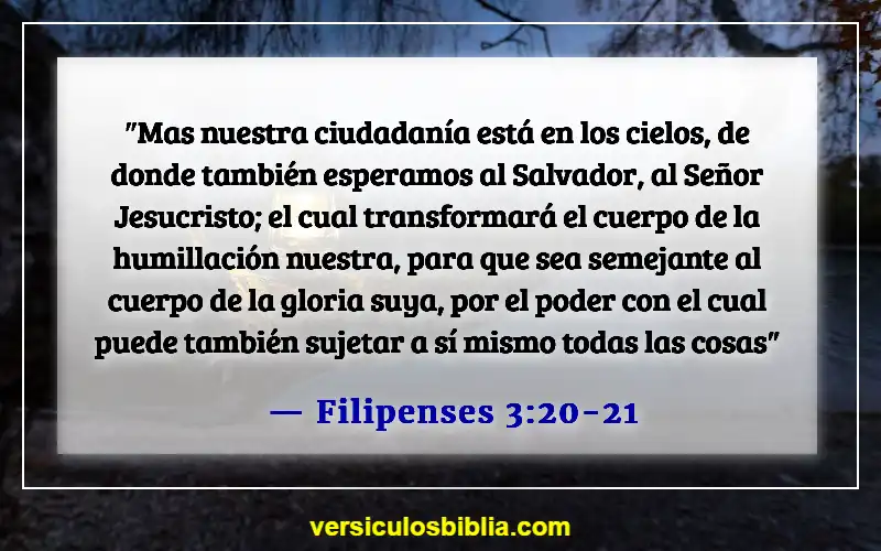 Versículos bíblicos sobre cómo lidiar con la muerte (Filipenses 3:20-21)