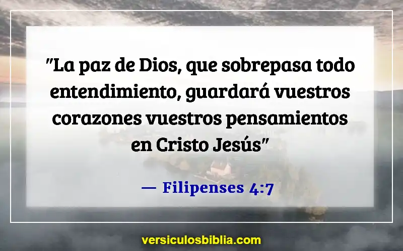 Versículos bíblicos sobre cómo lidiar con la muerte (Filipenses 4:7)