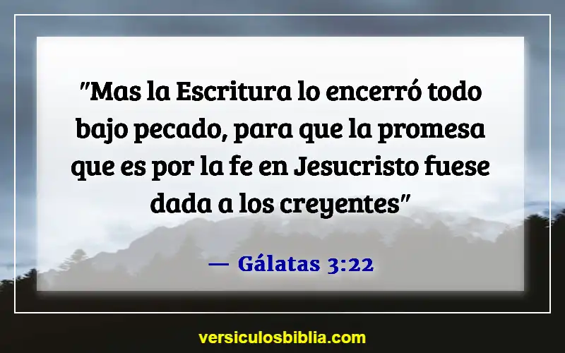 Versículos de la Biblia sobre la libertad en Cristo (Gálatas 3:22)