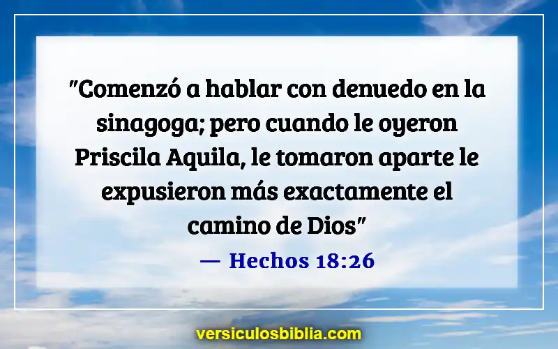 Versículos bíblicos sobre mujeres cristianas (Hechos 18:26)