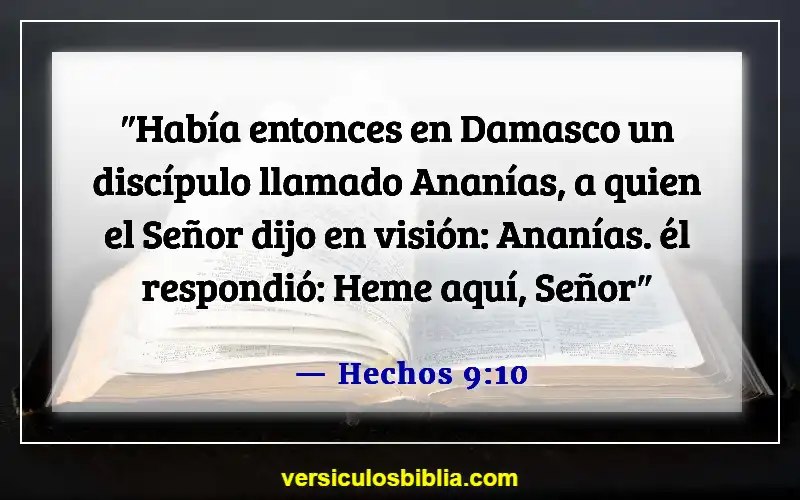 Versículos de la Biblia sobre sueños y visiones (Hechos 9:10)