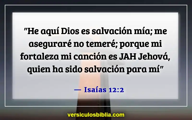 Versículos bíblicos sobre confiar en Dios (Isaías 12:2)