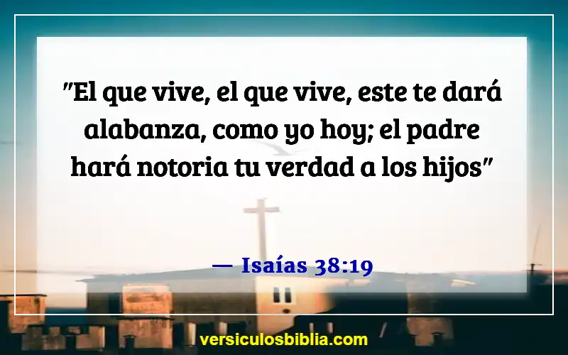 Versículos de la Biblia sobre hacer tropezar a un niño (Isaías 38:19)