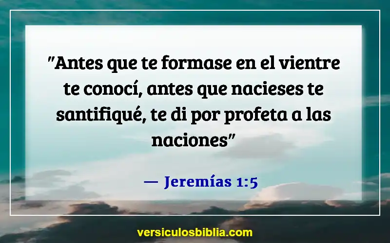 Versículos de la Biblia sobre los Elegidos (Jeremías 1:5)